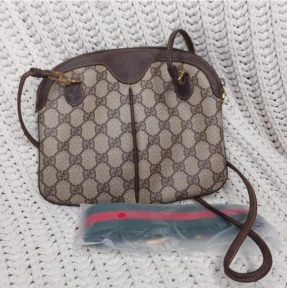 Authentic Vintage Gucci GG Monogram Supreme Ophidia Clutch Fanny Bum Waist Belt - Picture 4 of 11